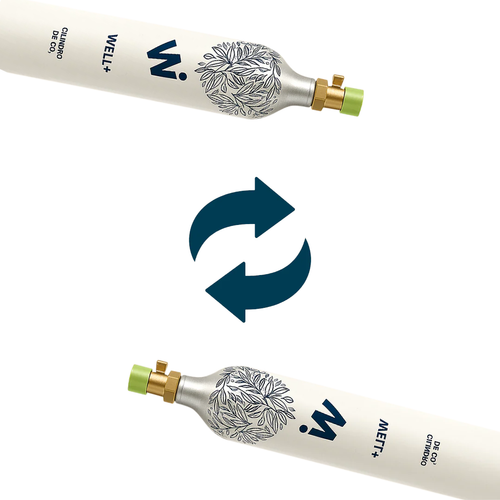 Gasificador de agua WELLPLUS | Hidratación práctica y saludable